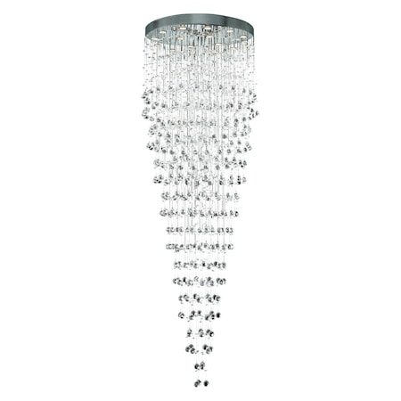 Elegant Lighting Swarovski Elements Clear Crystal Galaxy 16-Light V2006G32C/SS